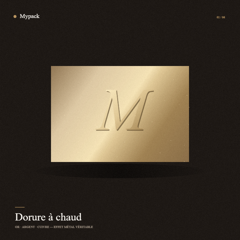 Dorure à chaud